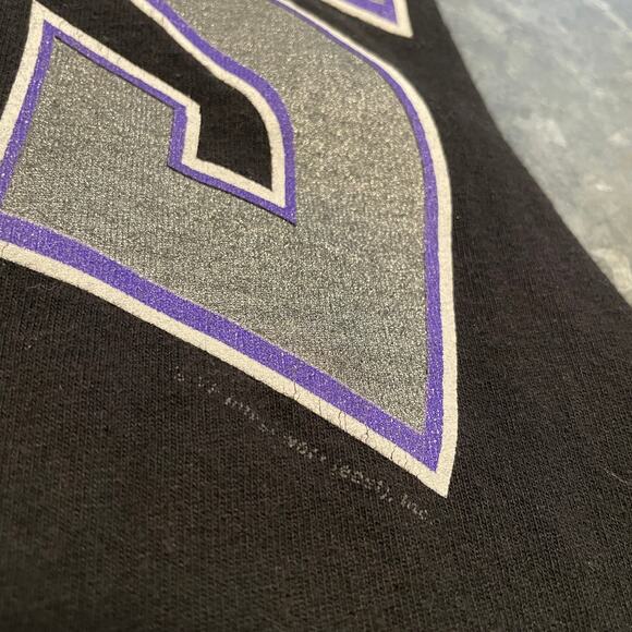 Vintage Sacramento Kings Lee Sport Tee Shirt Tank Top Mens Large Black 90s Y2K - Picture 3 of 9